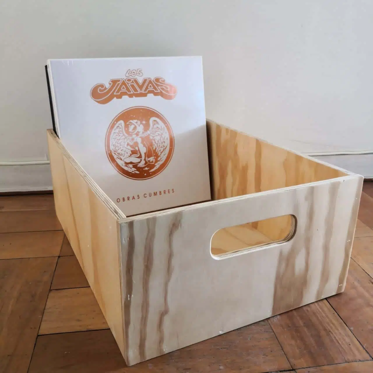 Cajón para vinilos Boxset - 80 vinilos, manilla redondeada - Imagen 2