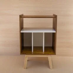 Mueble Rack Vintage I - Tornamesa y vinilos - Imagen 4