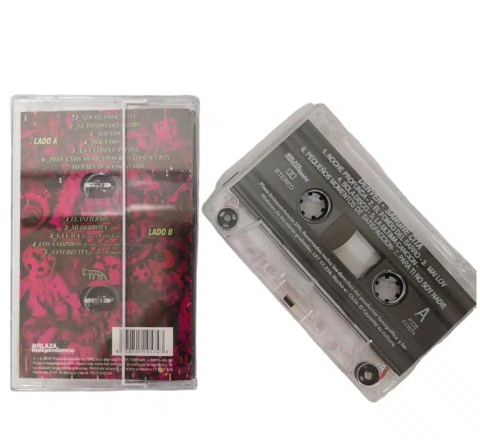 Dënver - Sangre Cita (Cassette, Ed. Chilena, Limitada) - Imagen 2
