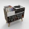 Mueble Rack Vintage II – Tornamesa y vinilos