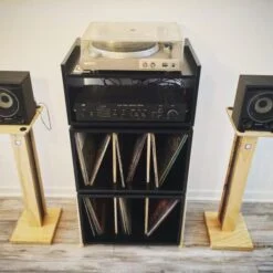 Mueble Rack Vintage IV – Tornamesa y vinilos 8 Mueble Rack Vintage IV – Tornamesa y vinilos - Imagen 4