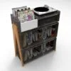 Mueble Rack Vintage III – Tornamesa y vinilos