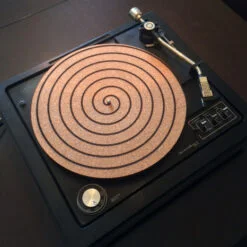 Slipmat de corcho para tornamesa - Antideslizante, Antivibración (diseños)
