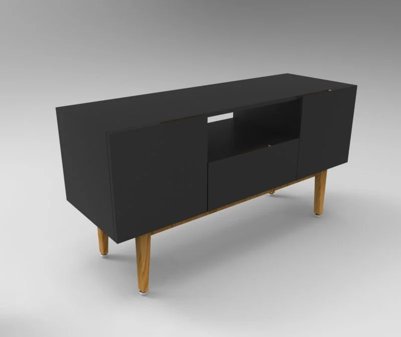 Mueble Rack New Old X - Tornamesa y vinilos - Imagen 2