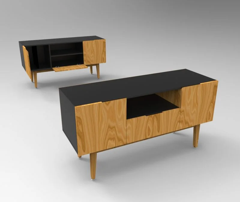 Mueble Rack New Old X - Tornamesa y vinilos