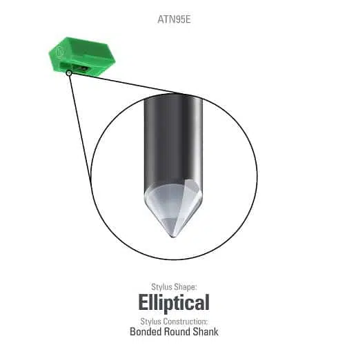 Aguja elíptica para tornamesa Audio-Technica ATN95E - Imagen 2