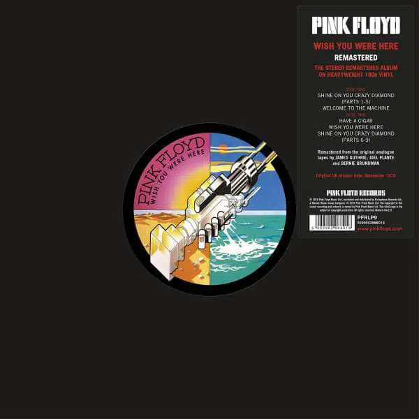 Pink Floyd - Wish You Were Here (Ed. US, Remastered, 180 grs)