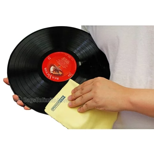 Set paños microfibra para limpiar vinilos y CD's Groovy® - 3 Un. (8 x 9") - Imagen 3