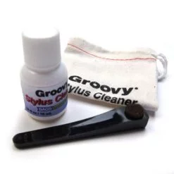 Set de limpieza de aguja para tornamesa Groovy® - Escobilla + líquido + bolsa
