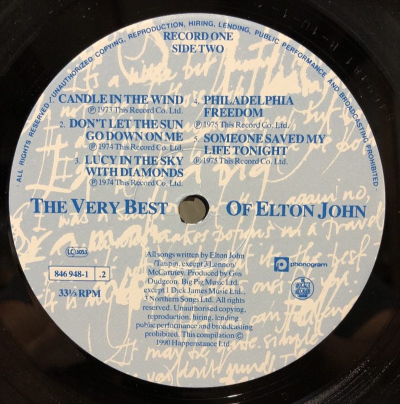 Elton John – The Very Best Of Elton John_05 | Music Jungle