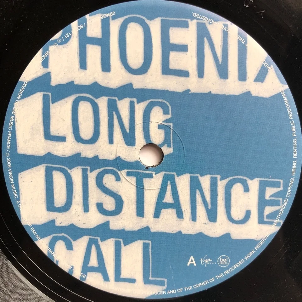 Phoenix - Long Distance Call (Vinilo, 7", Ed. Europe, 2006) - Imagen 2