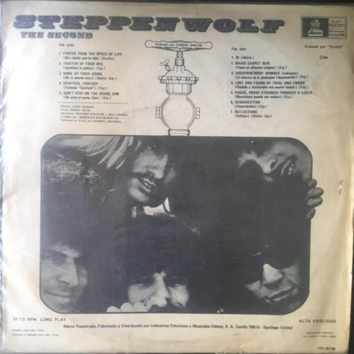 Steppenwolf - The Second (Vinilo, Ed. Chile, 1969)