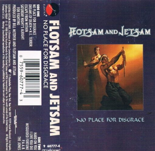 Flotsam And Jetsam - No Place For Disgrace (Cassette, Ed. US, 1988)