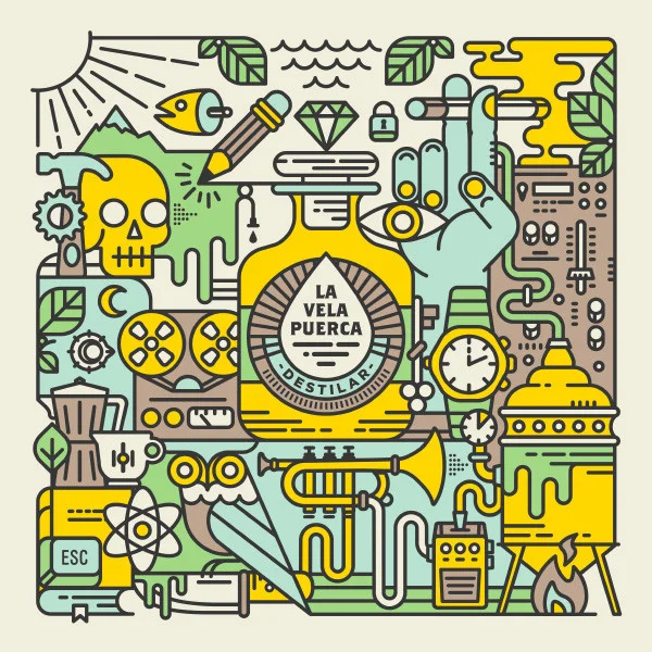 La Vela Puerca - Destilar (Ed. Argentina, 2018)