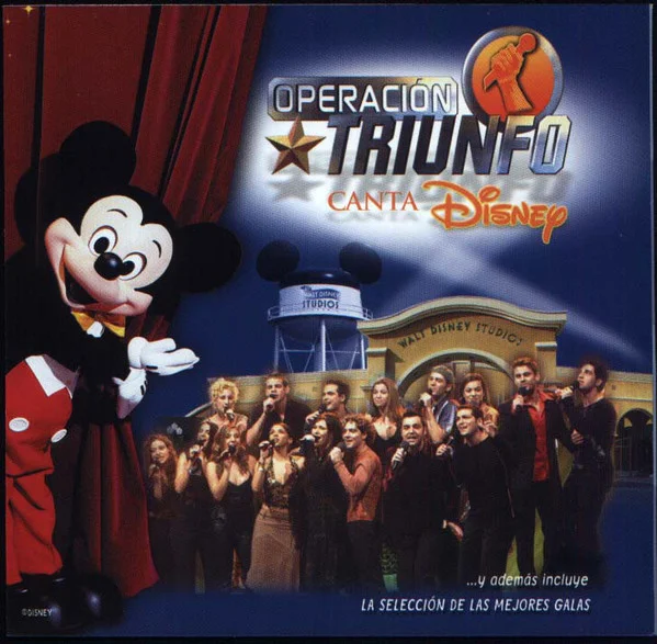 Academia Operación Triunfo - Operación Triunfo Canta Disney (CD, Ed. España, 2002)