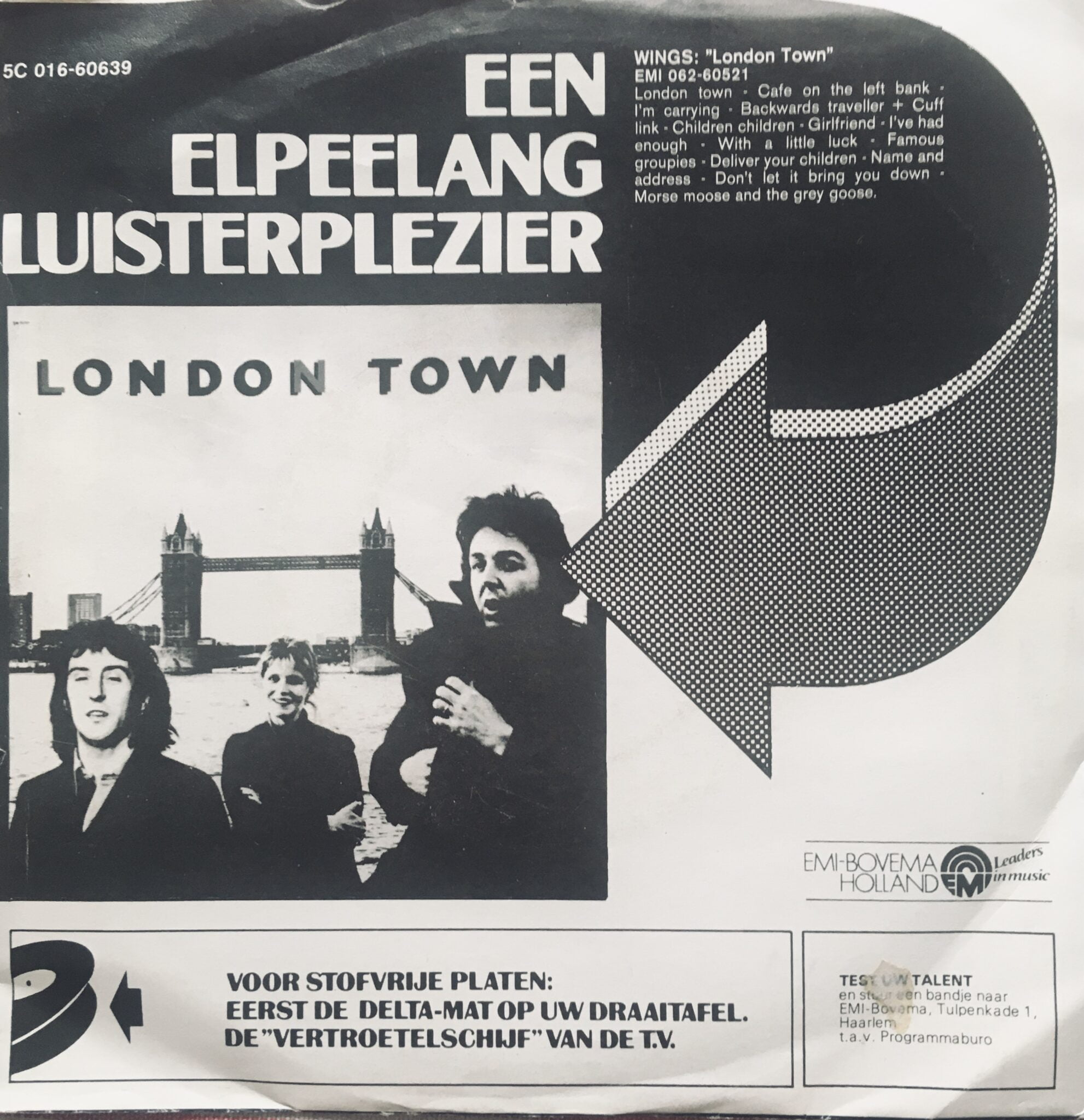 Wings - With A Little Luck (Vinilo, 7", Ed. Holanda, 1978) 2 Wings - With A Little Luck (Vinilo, 7", Ed. Holanda, 1978) - Imagen 2