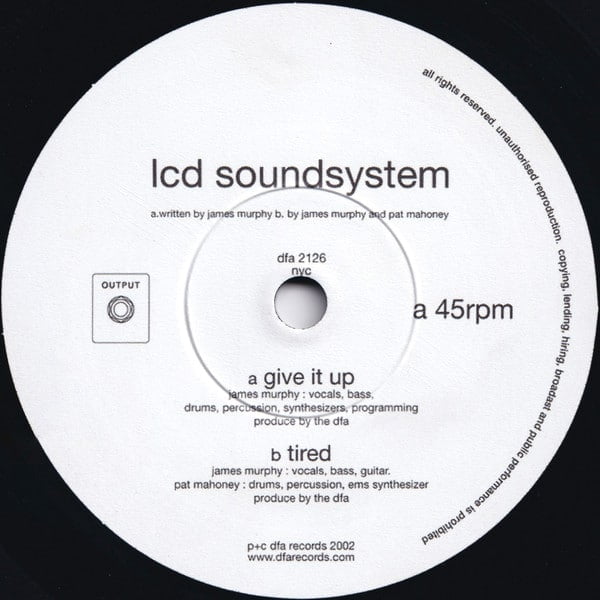 LCD Soundsystem - Give it up (Vinilo, 7", Ed. US, 2003) 3 LCD Soundsystem - Give it up (Vinilo, 7", Ed. US, 2003) - Imagen 3