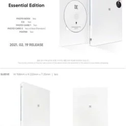 BTS - Be (CD, Essential Edition, 2021, Photobook, Photocard + Poster) 3 BTS - Be (CD, Essential Edition, 2021, Photobook, Photocard + Poster) - Imagen 2