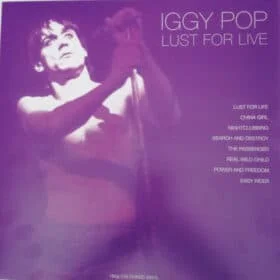 Iggy Pop - Lust For Live (Ed. EU, 2018, White)