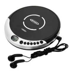CD Player Portátil - Jensen CD60R (Radio FM, Anti Skip y Bass Boost)