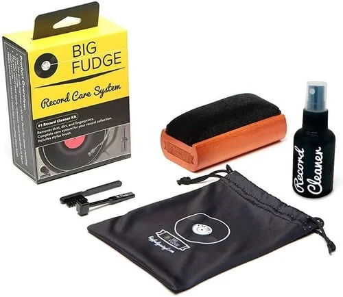 Set de limpieza para vinilos 4 en 1 - Big Fudge Record Care System