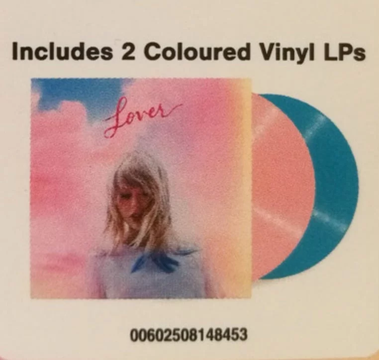 Taylor Swift - Lover (Vinilo, 2 LP, Ed. EU, 2019, Gatefold, Color Pink & Blue) - Imagen 2