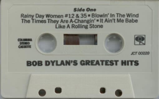 Bob Dylan - Bob Dylan's Greatest Hits (Cassette, Ed. US) - Imagen 2