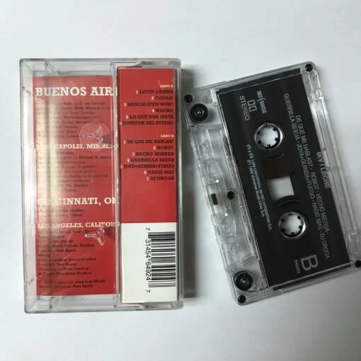 Illya Kuriaki And The Valderramas - Leche (Cassette, Ed. Chile, 1999) - Imagen 2