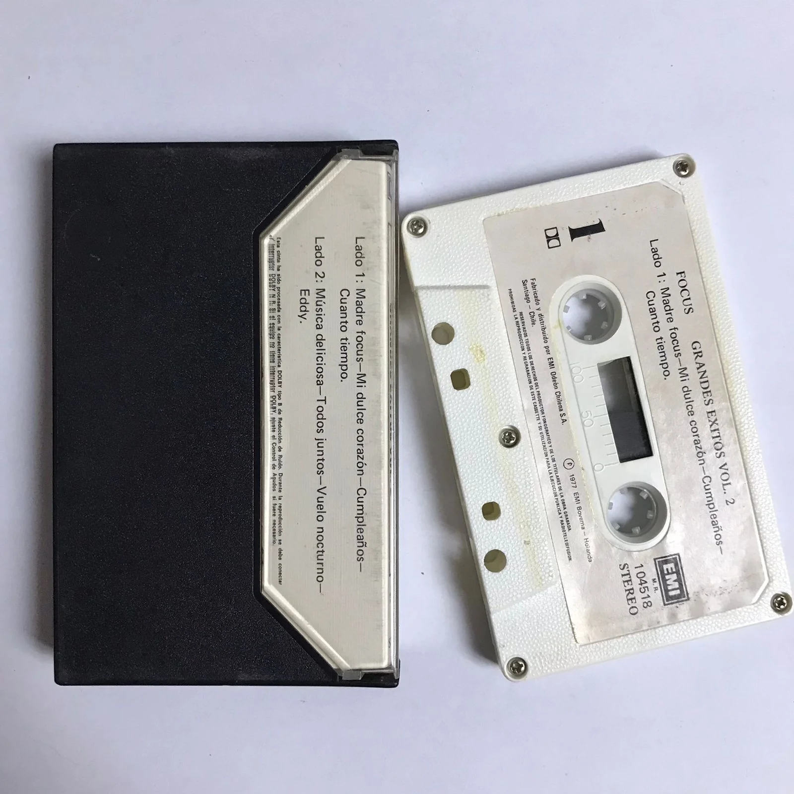 Focus - Grandes Éxitos Vol.2 (Cassette, Ed. Chile, 1977) 2 Focus - Grandes Éxitos Vol.2 (Cassette, Ed. Chile, 1977) - Imagen 2