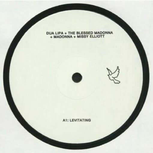 Dua Lipa + The Blessed Madonna + Madonna + Missy Elliott - Levitating (Vinilo, 12", 45 RPM, Single Sided, Ed. UK, 2020)