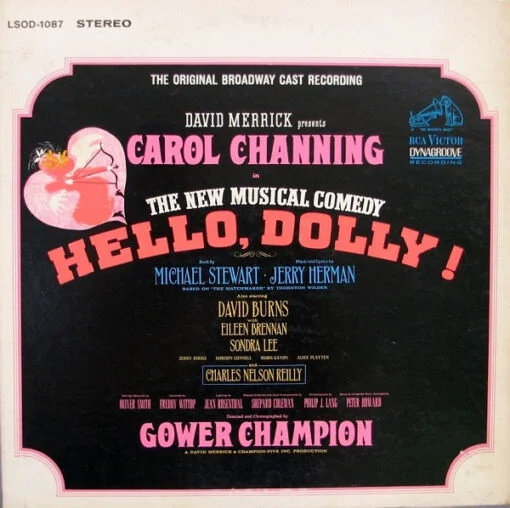 David Merrick Presents Carol Channing - Hello, Dolly! - The Original Broadway Cast Recording (Vinilo, Ed. US, 1964)