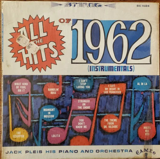 Jack Pleis - All The Hits 1962 (Instrumentals) (Ed. US, 1963)