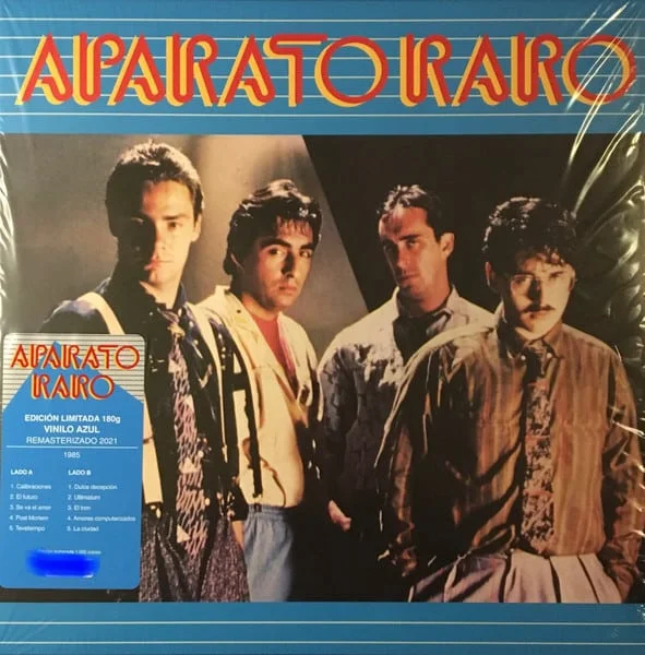Aparato Raro - Aparato Raro (Vinilo, Edición Limitada,  Numerada, 180 g. Color Azul, Ed. Chile, 2021)