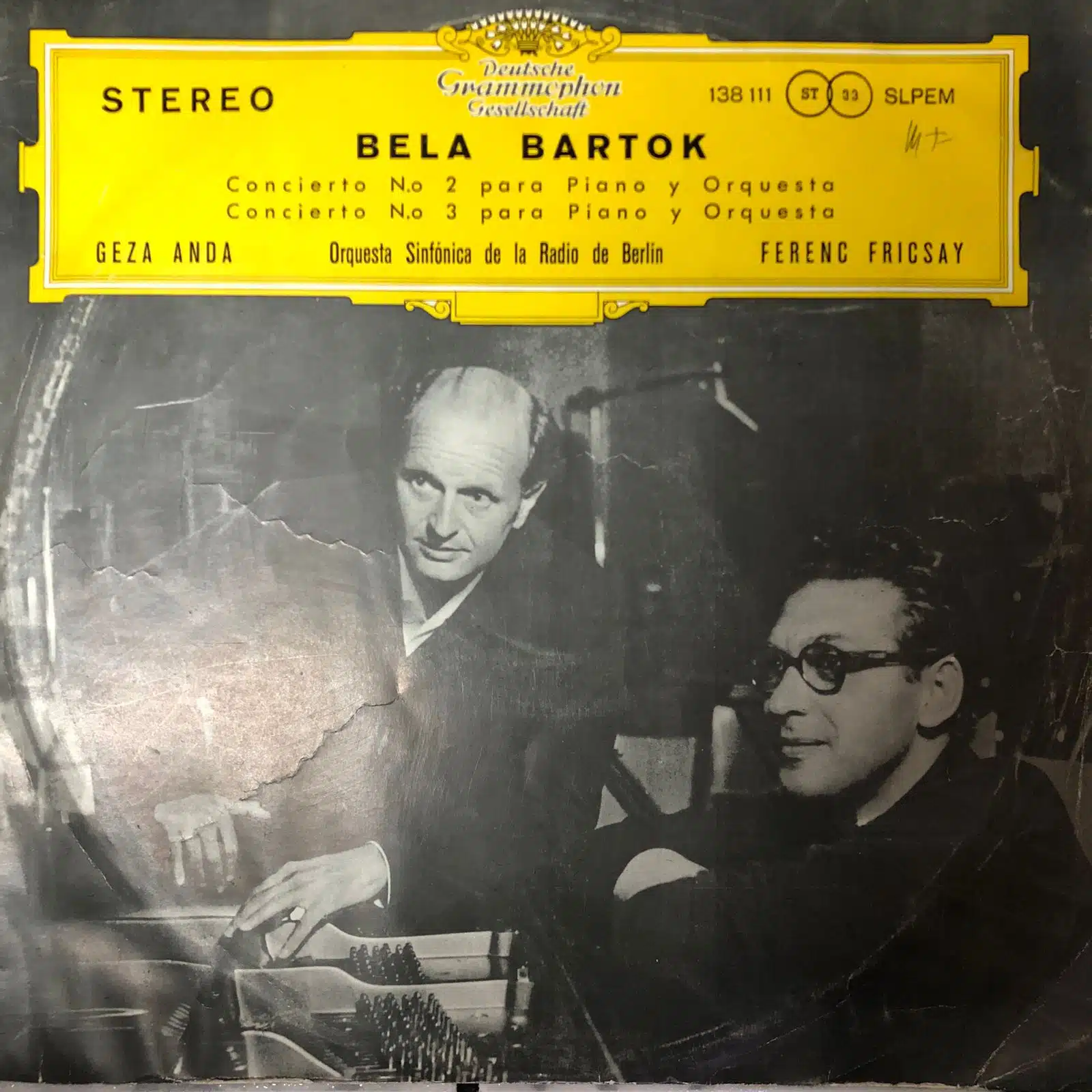 Bela Bartok Orquesta Sinfónica de la Radio de Berlin - Concierto N. 2 y 3 para Piano y Orquesta (Ed. Chile)