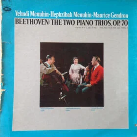 Ludwig van Beethoven, Yehudi Menuhin, Maurice Gendron, Hephzibah Menuhin - The Two Piano Trios, Op. 70 (Ed. Chile, 1965)