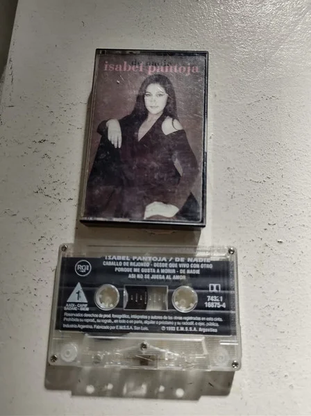 Isabel Pantoja - De Nadie (Cassette, Ed. Argentina, 1993)