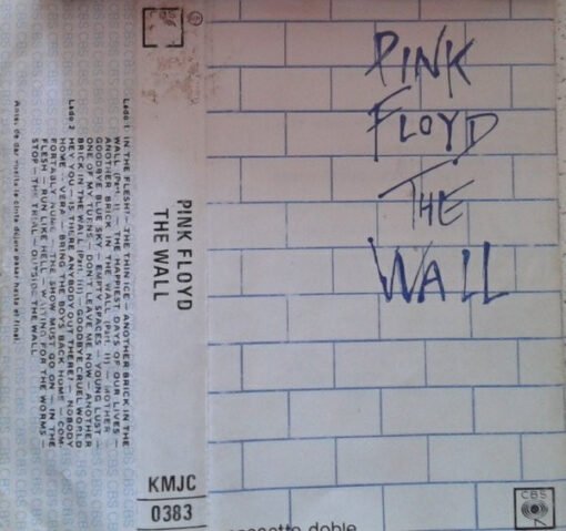 Pink Floyd - The Wall (Cassette, Ed. Chile, 1985)