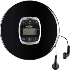 CD Player inalámbrico Recargable - Jensen CD-60R-BT(Bluetooth, CD-R/RW, MP3, Radio FM y Antiskip)