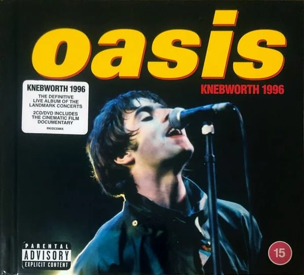 Oasis - Knebworth 1996: The Definitive Live Album (2 CD + DVD, Ed. UK, 2021, Deluxe Edition)