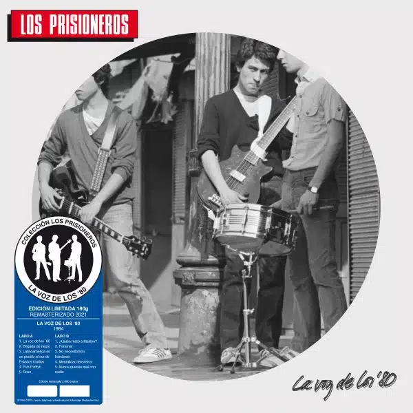Los Prisioneros - La Voz De Los 80 (Ed. Chilena, 2021, Picture Disc, Remasterizada, Numerada)
