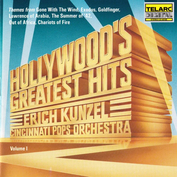 Erich Kuncel, Cincinnati Pops Orchestra - Hollywood’s Greatest Hits, Vol. 1 (Ed. US, 1987)