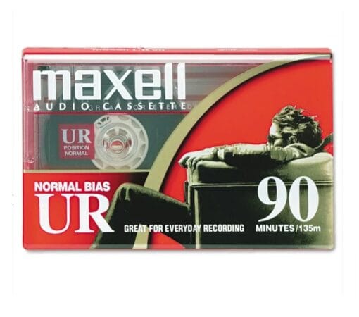 Cassette Virgen UR90 Maxell (90 mins, Normal, Type I, 1 Unidad)