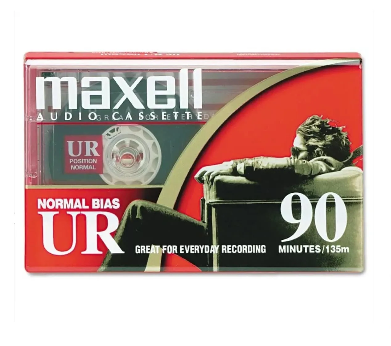 Cassette Virgen UR90 Maxell (90 mins, Normal, Type I, 1 Unidad) 1 Cassette Virgen UR90 Maxell (90 mins, Normal, Type I, 1 Unidad)