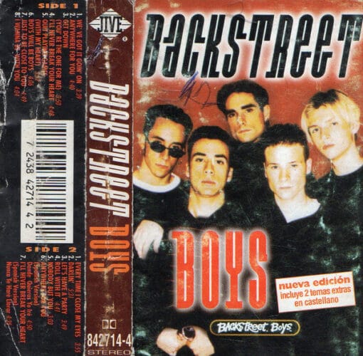 Backstreet Boys - Backstreet Boys (Cassette, Ed. Chile, 1996)