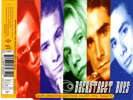Backstreet Boys - Quit Playing Games (With My Heart) (CD, Ed. Europe, 1997, Maxi Single)