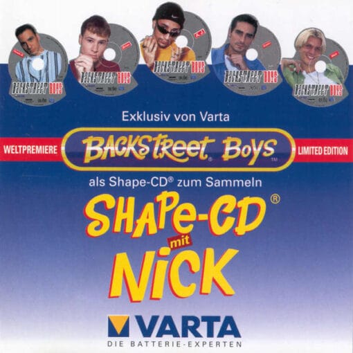 Backstreet Boys - Shape-CD Nick (CD, Ed. Europe, 1997, Single)