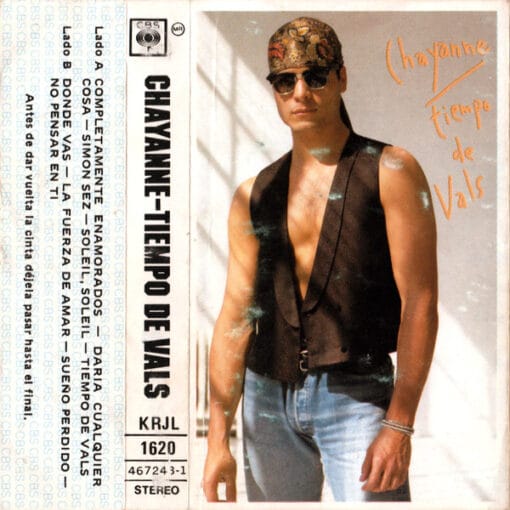 Chayanne - Tiempo de Vals (Cassette, Ed. Chile, 1990)