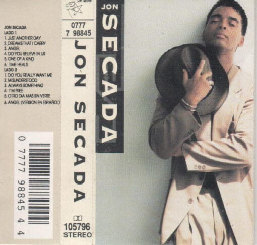 Jon Secada - Jon Secada (Cassette, Ed. Chile, 1992)