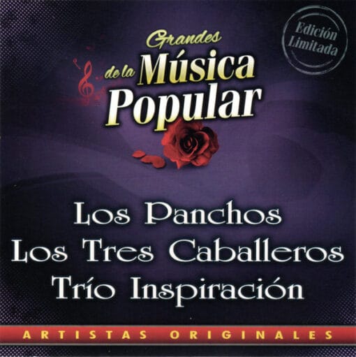 Los Panchos 3, Los Tres Caballeros y T. Inspiración - Grandes de la Música Popular Vol 4 (CD, Ed. Chile, 2017)