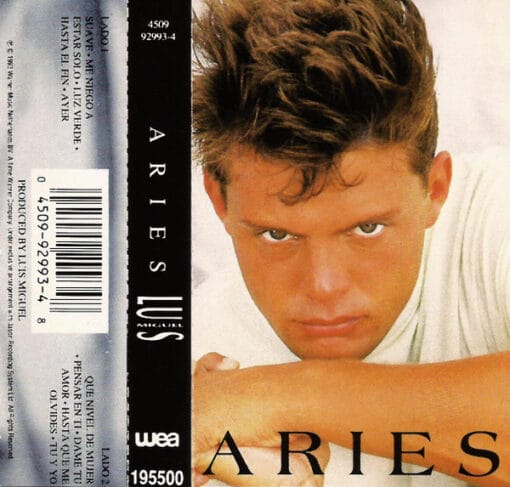 Luis Miguel - Aries (Cassette, Ed. Chile, 1993)